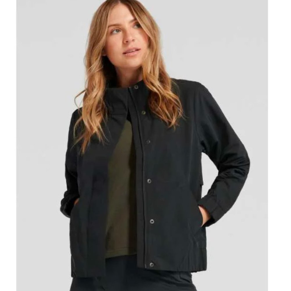RYU Evolv Bomber Jacket Womens, Deepest black, Size S, NWT